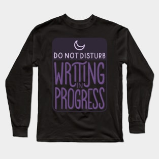 Writing in Progress Long Sleeve T-Shirt